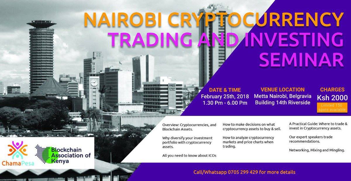 Nairobi Cryptocurrency Trading and Investing Seminar