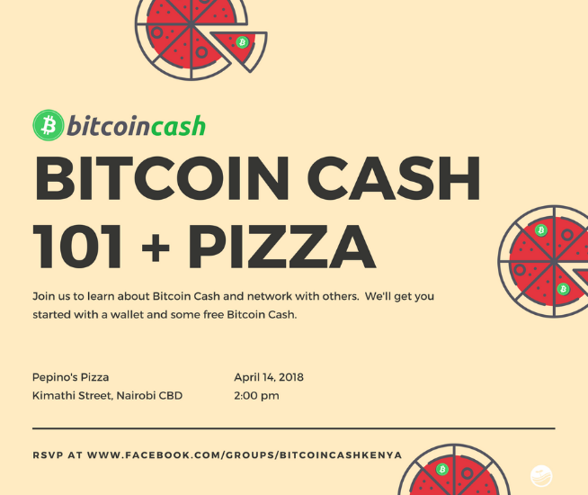 First Ever Bitcoin Cash Kenya Community Meetup Will Be Held On April 14 - 