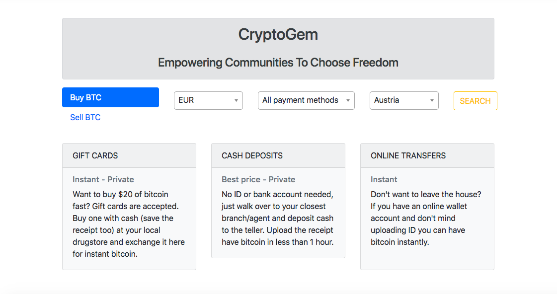 Peer To Peer Bitcoin Exchange Cryptogem Launches In Zimbabwe - 