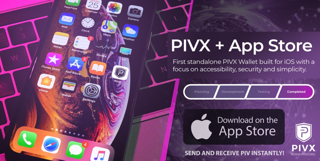 PIVX Becomes First Anonymous Proof-of-Stake Coin to Launch Dedicated iOS Wallet App