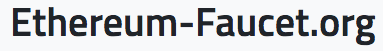 Ethereum Faucet