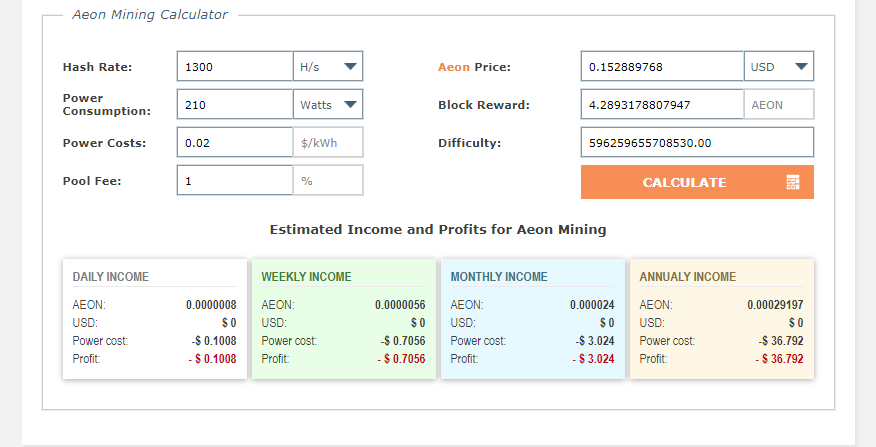 how to mine aeon