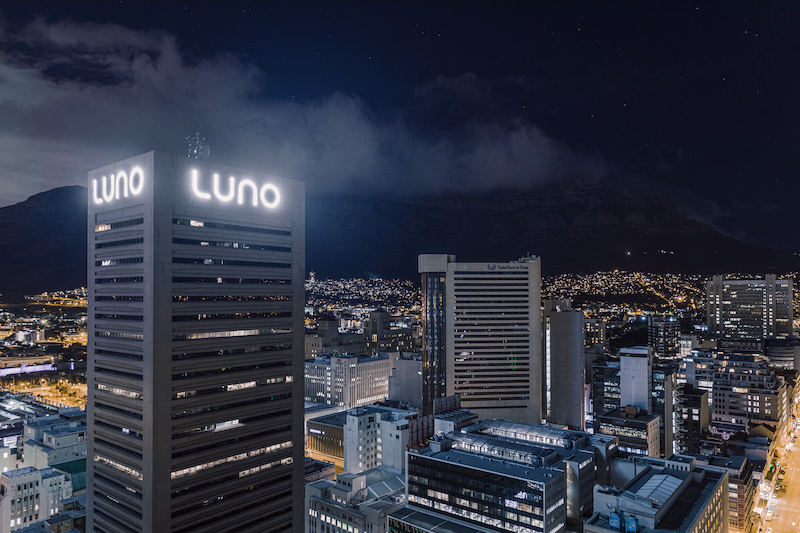 Luno's iconic South Africa building on Cape Town's foreshore district