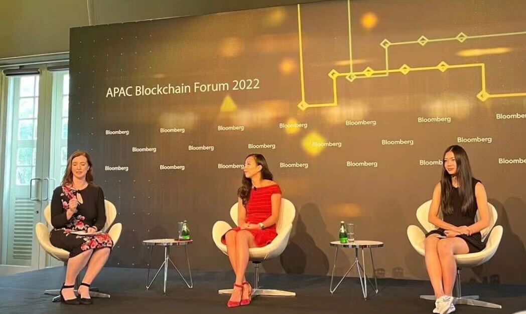 Annabelle at Bloomberg APAC Blockchain Forum 2022